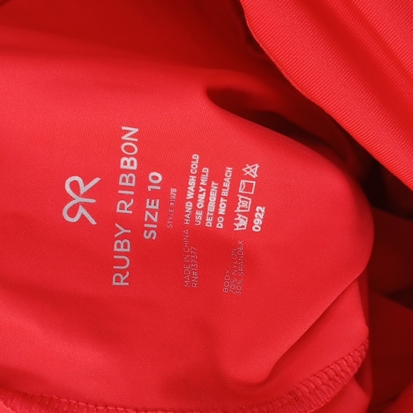 Ruby Ribbon Tankini Top NWOT - Picture 4 of 7